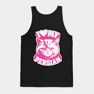 I Love My Persian Cat Tank Top